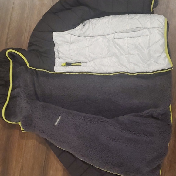 Boys Eddie Bauer reversible winter Jacket sz L - Picture 1 of 6